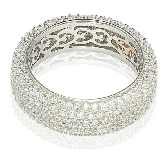 Suzy Levian size 9 Eternity Band - Picture 4 of 9